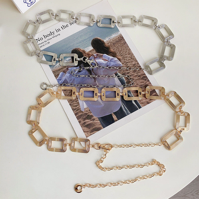 Correa Donatella de eslabones rectangulares para Mujer