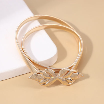 Correa Meryl Elástica cinturón para Mujer | Dorado