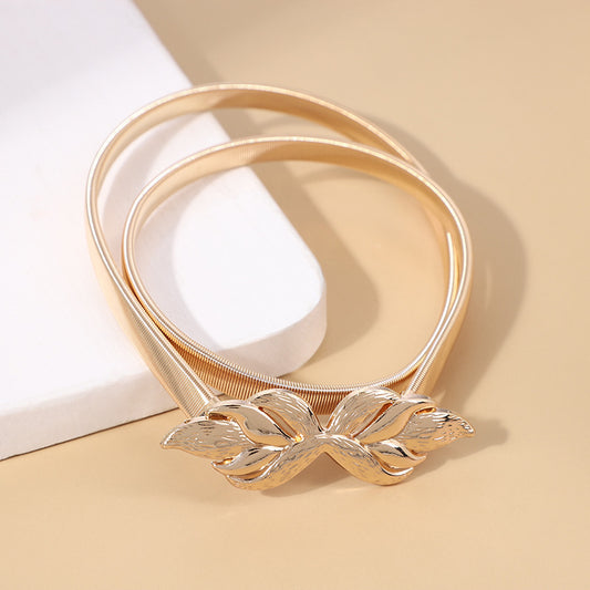 Correa Meryl Elástica cinturón para Mujer | Dorado