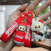 Llavero Mini Labubu 7 cm Coca Cola Edición Limitada - Unidad y Packx2