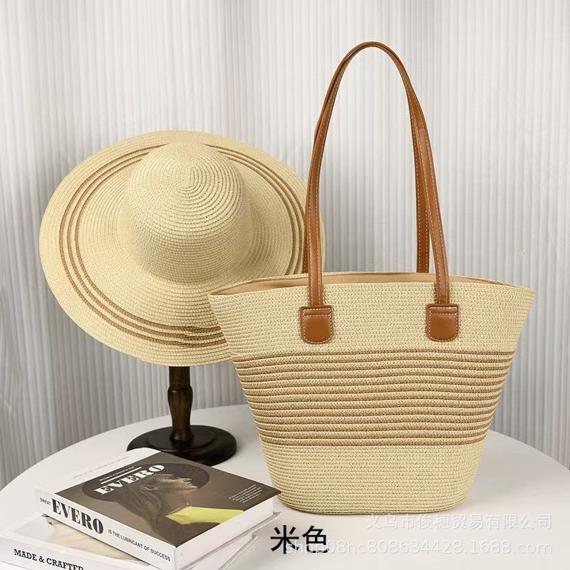 Pack Sombrero y Bolso Eliane – Estilo Natural de Verano