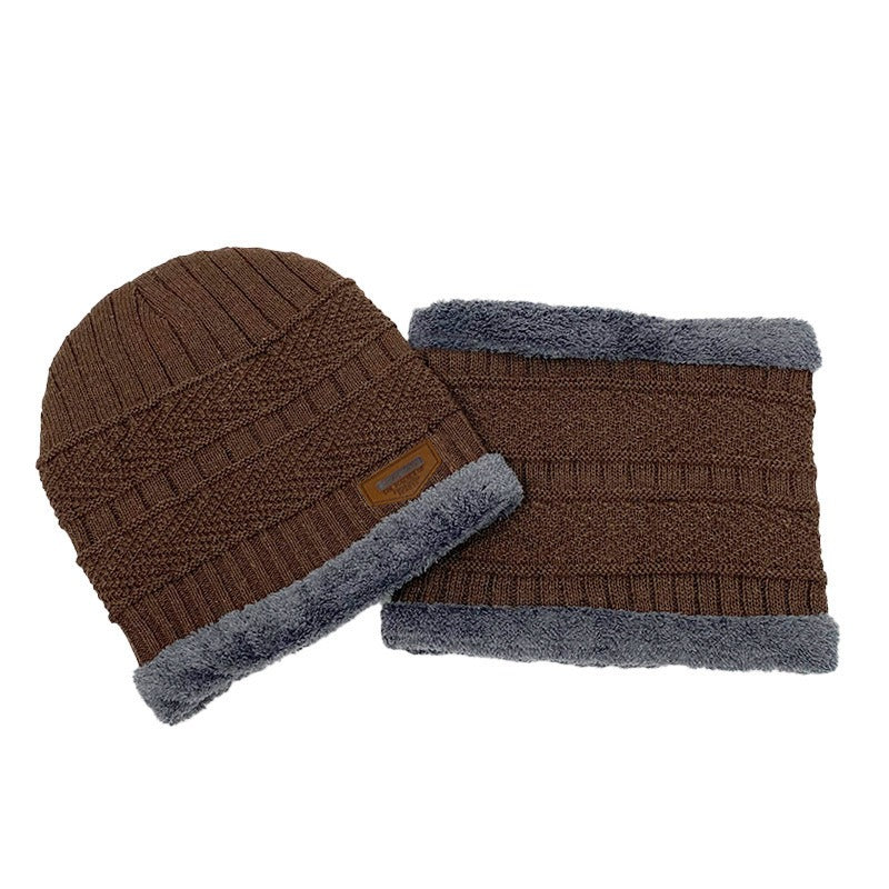 Beanie con Cuellera: Gorro Marrón