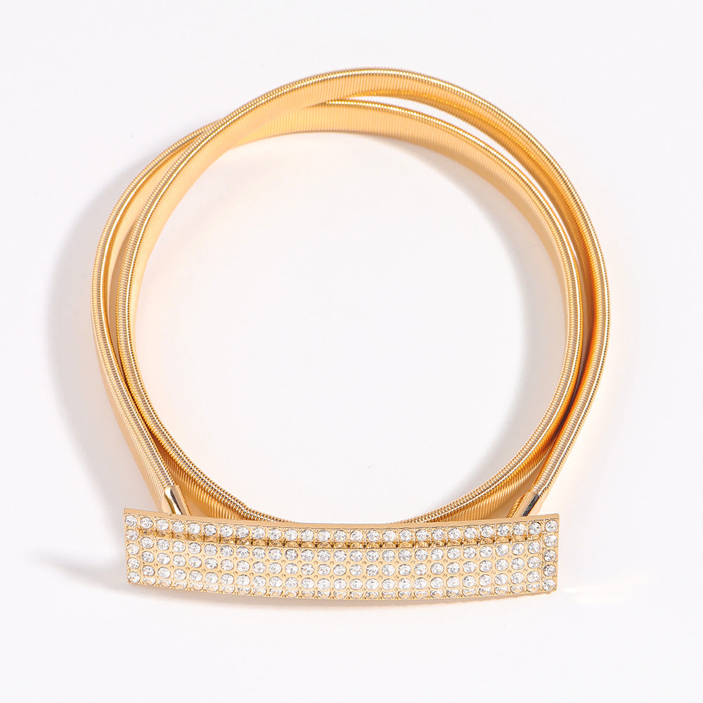 Correa Jane Elástica para Mujer | Dorado