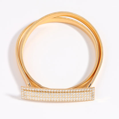 Correa Jane Elástica para Mujer | Dorado