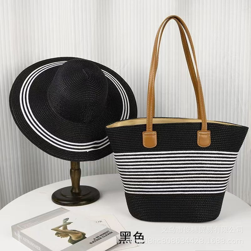 Pack Sombrero y Bolso Eliane – Estilo Natural de Verano