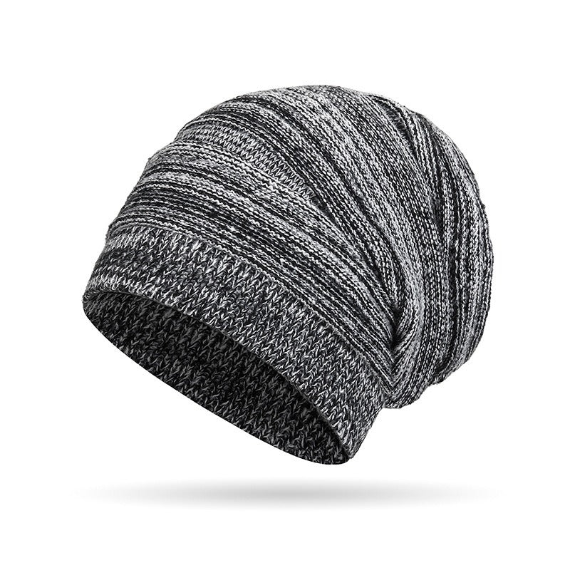 Beanie Baggy Jaspeado Unisex | Gris