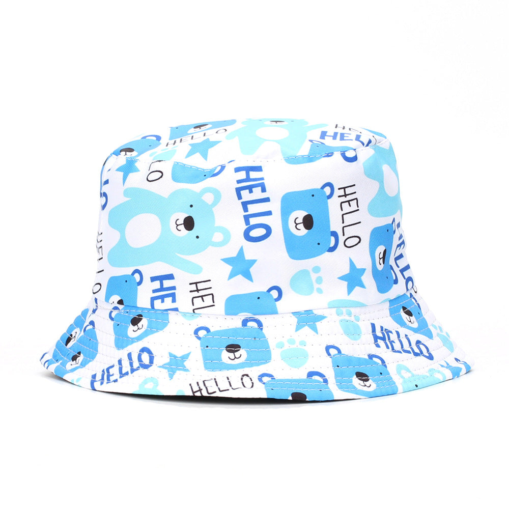 Bucket hat Osito SkyBlue 52cm: Gorro para niños de 2 a 5 años