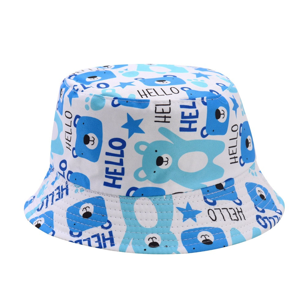 Bucket hat Osito SkyBlue 52cm: Gorro para niños de 2 a 5 años