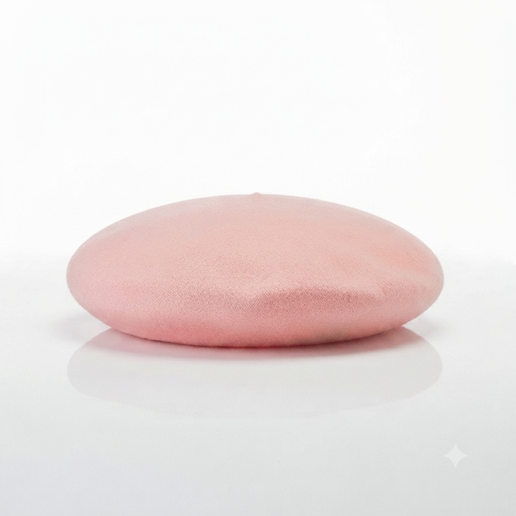 Boina Francesa de Lana Unisex Sin Colita