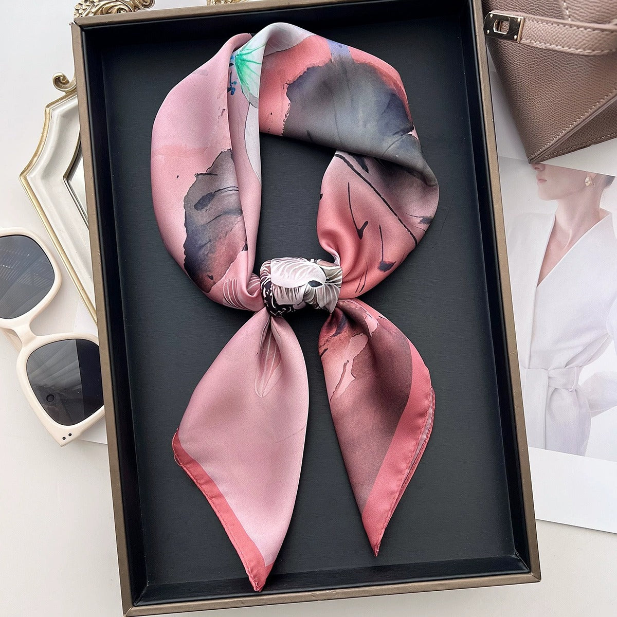 Pañoleta Bandana Pañuelo Penelope de 70x70 cm