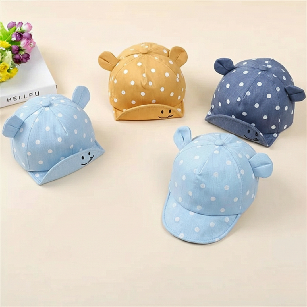 Gorra Estilo Beisbol Snapback Niños Puntillos 48 cm (6–12 meses)