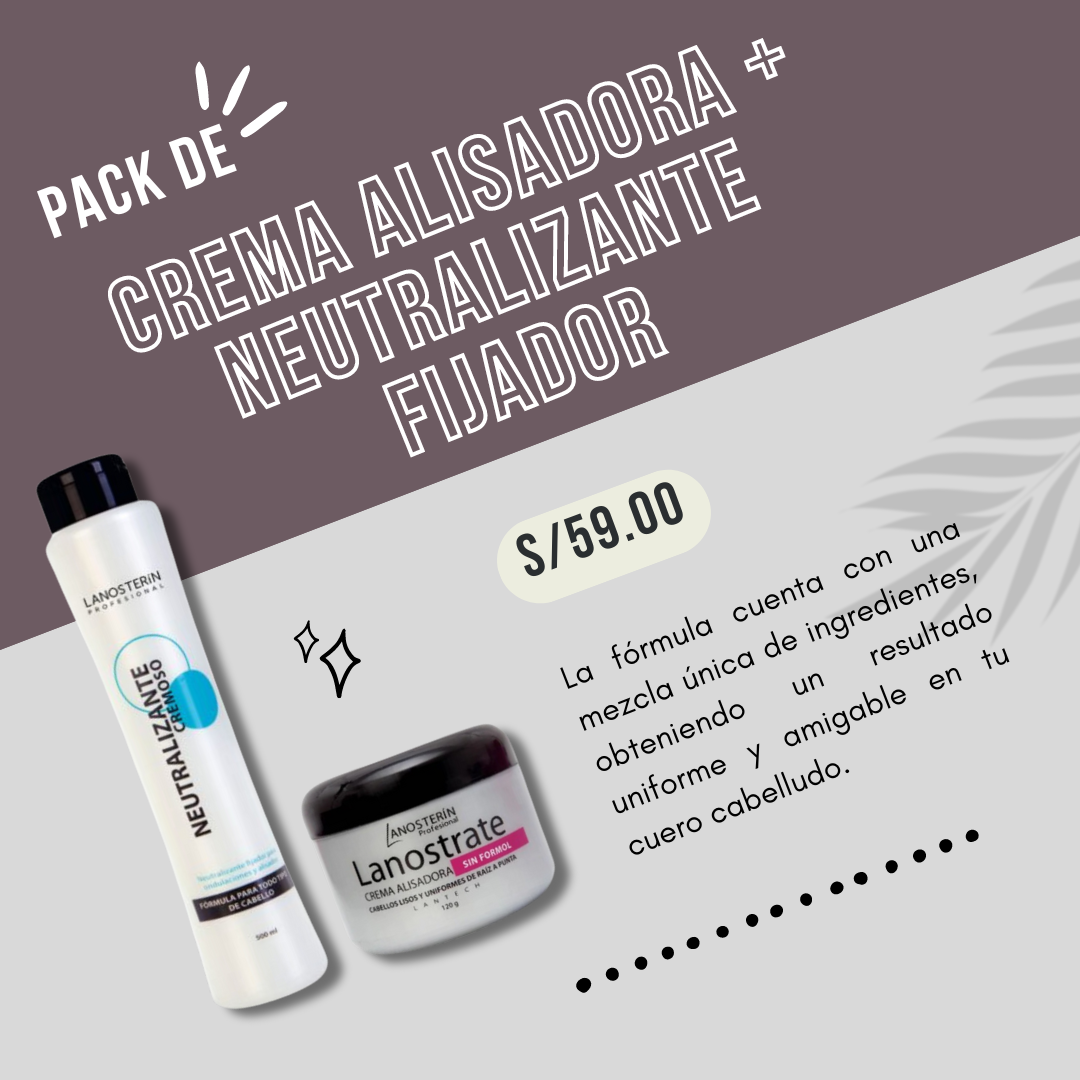 Lanostrate™ Crema Alisadora Hidratante de Cabello Premium