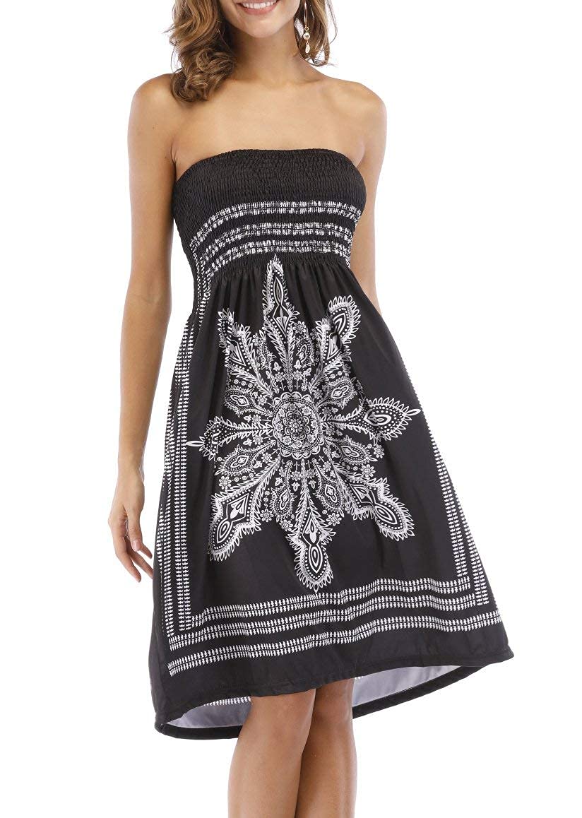 Salida de playa Vestido Rachel Negro - Talla L