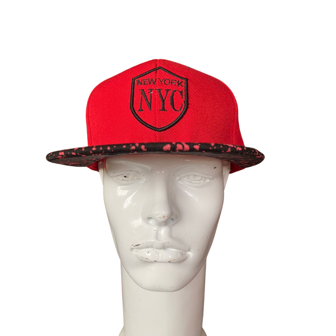 Gorra Plana New York City - Rojo