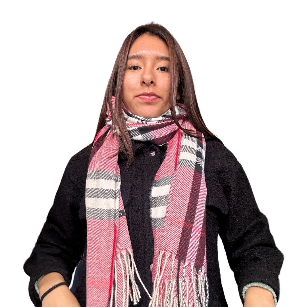 Bufanda Jasper a Rayas | Rojo