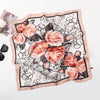 Pañoleta Bandana Pañuelo Rosée de 90x90 cm
