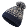 Beanie Bawei de Lana con Pompon
