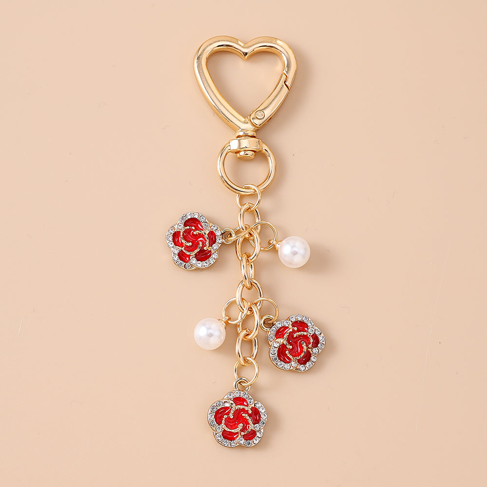 Llavero Rose Charm Deluxe para Bolso o Llaves