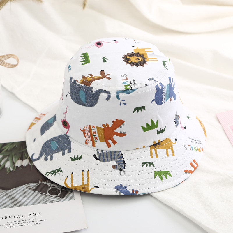 Bucket hat Safari Blanco 48cm: Gorro para niño de 6 a 12 meses