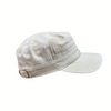 Gorra Militar Carbonera Washed | Crema