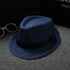 Sombrero Fedora Hombre Trilby - Azul