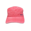 Gorra Militar Carbonera Washed | Coral