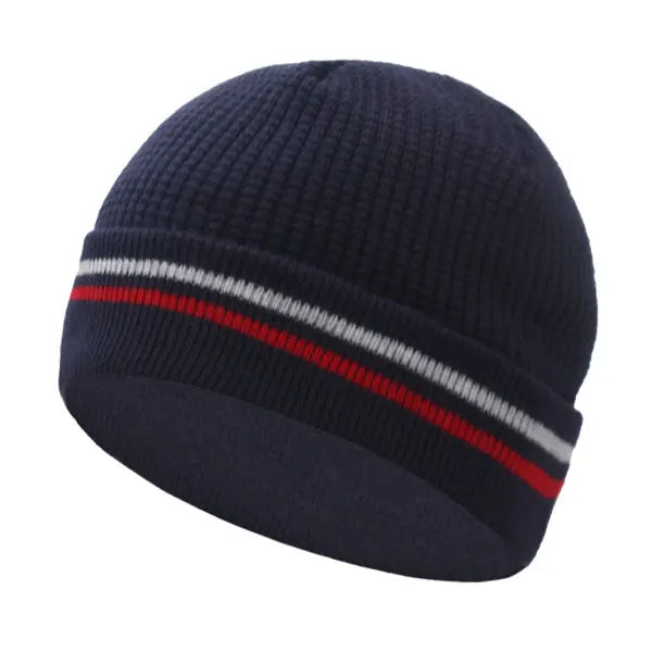 Beanie Skullies Azul Gorro Chullo para Hombre