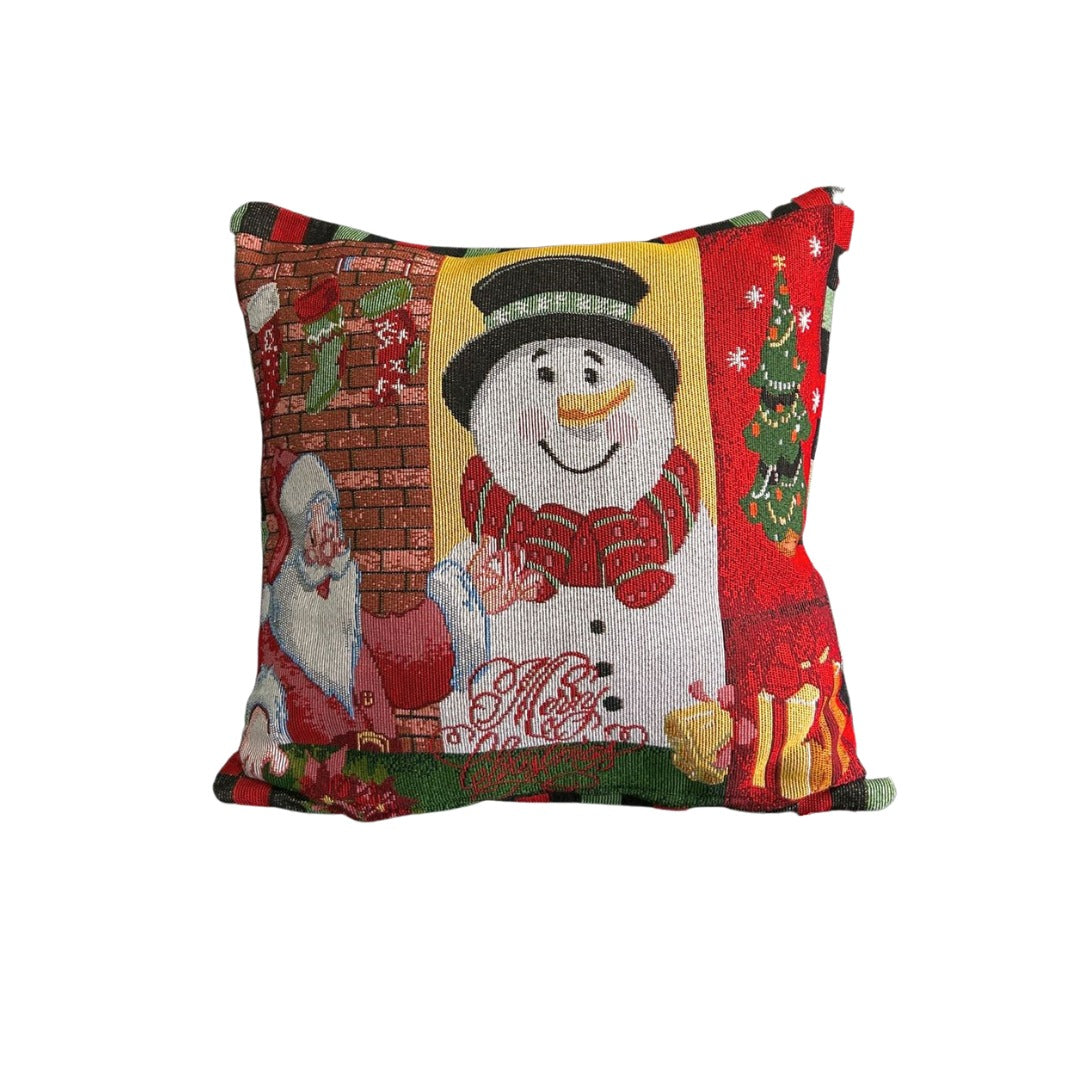 Almohada Cojin Navidad Modelo Snowman 45x45