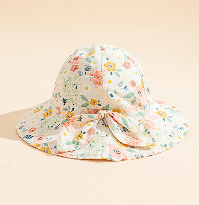 Bucket hat Primavera 52 cm: Gorro para niña de 2 a 5 años