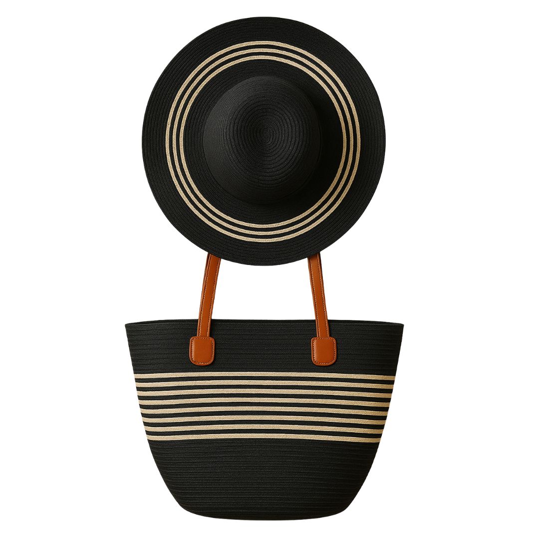 Pack Sombrero y Bolso Eliane – Estilo Natural de Verano