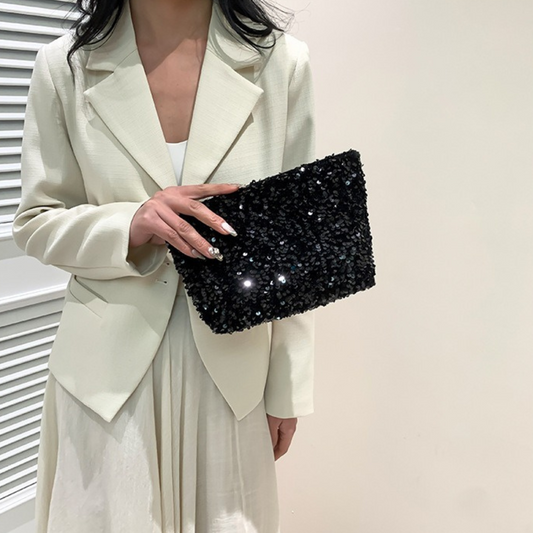 Bolso De Mano Cosmetiquero Neceser Stardust | Negro