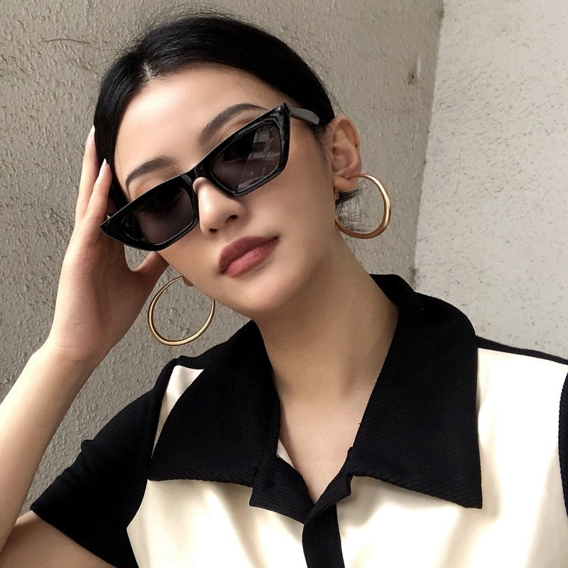 Gafas Lentes de Sol Swift Vintage Cat Eye Negro + Estuche