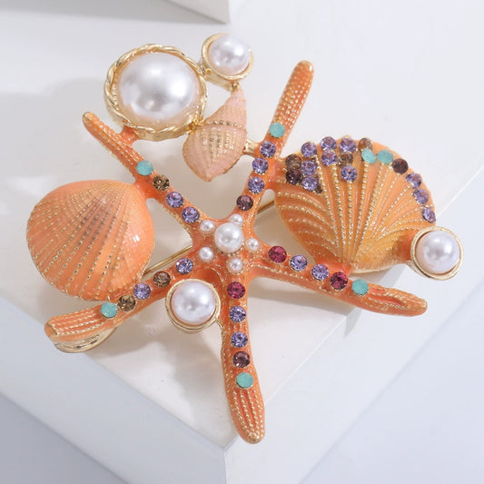 Broche Pin de Mar Coralina - Multicolor
