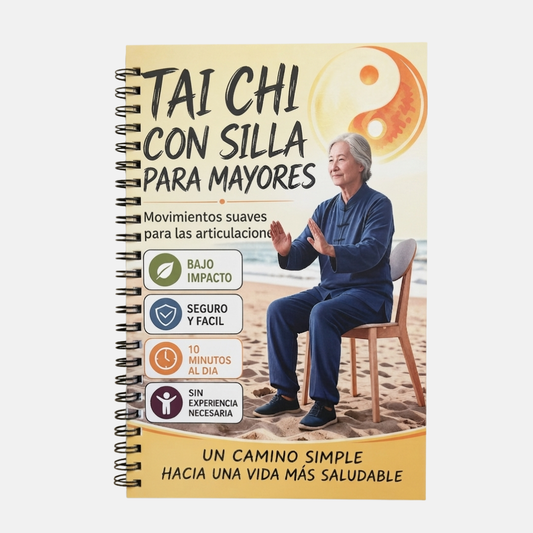Libro Tai Chi con Silla para Mayores: Un camino simple hacia una vida más saludable