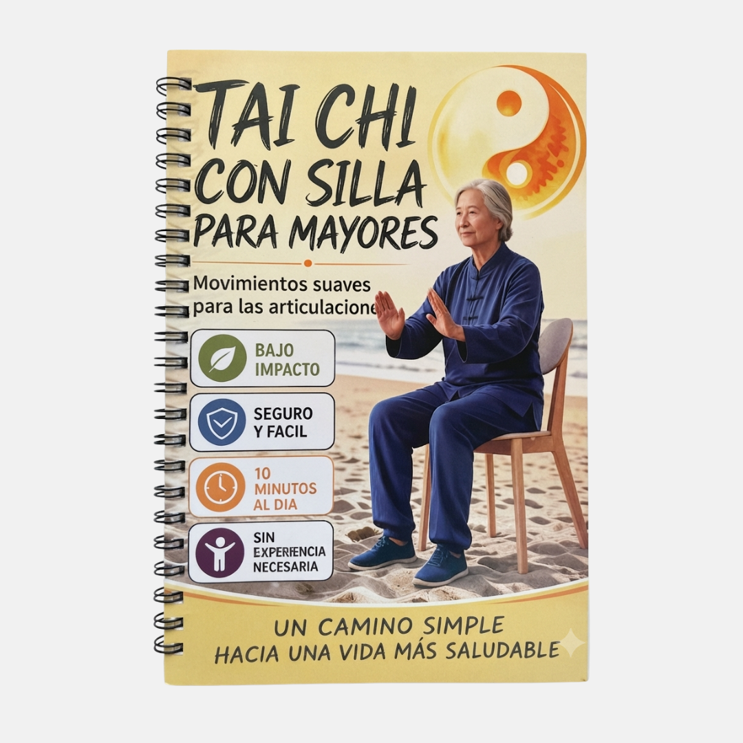 Libro Tai Chi con Silla para Mayores: Un camino simple hacia una vida más saludable