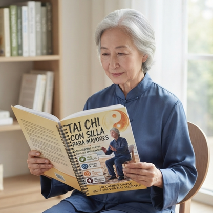 Libro Tai Chi con Silla para Mayores: Un camino simple hacia una vida más saludable