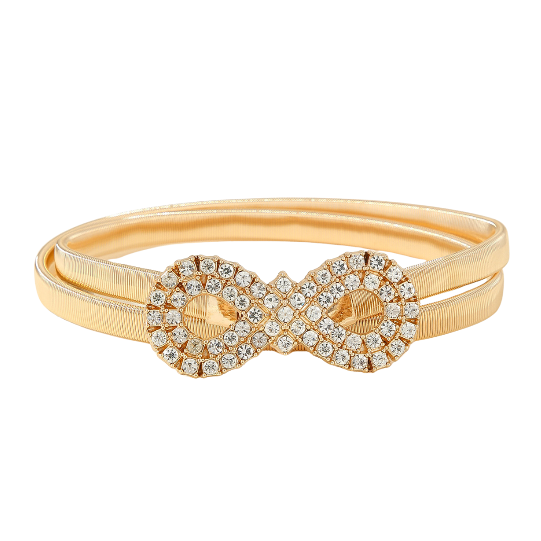 Cinturón Elástico Tiana para Mujer | Dorado