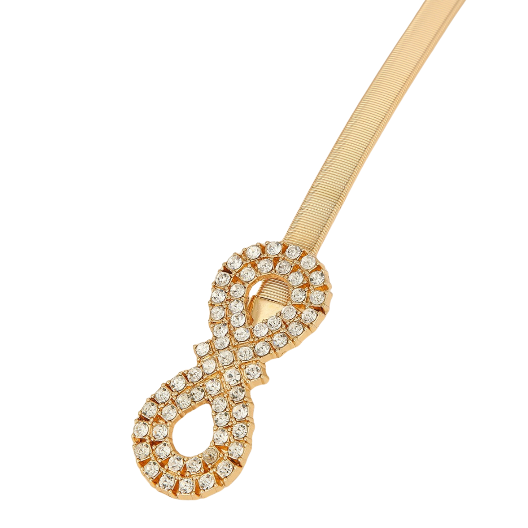 Cinturón Elástico Tiana para Mujer | Dorado