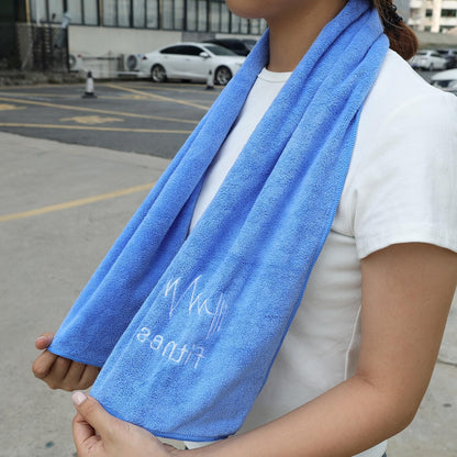 Toalla Fitness Azul para deportes