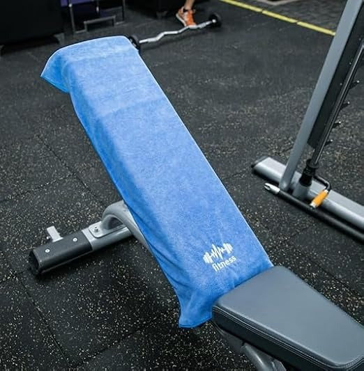 Toalla Fitness Azul para deportes