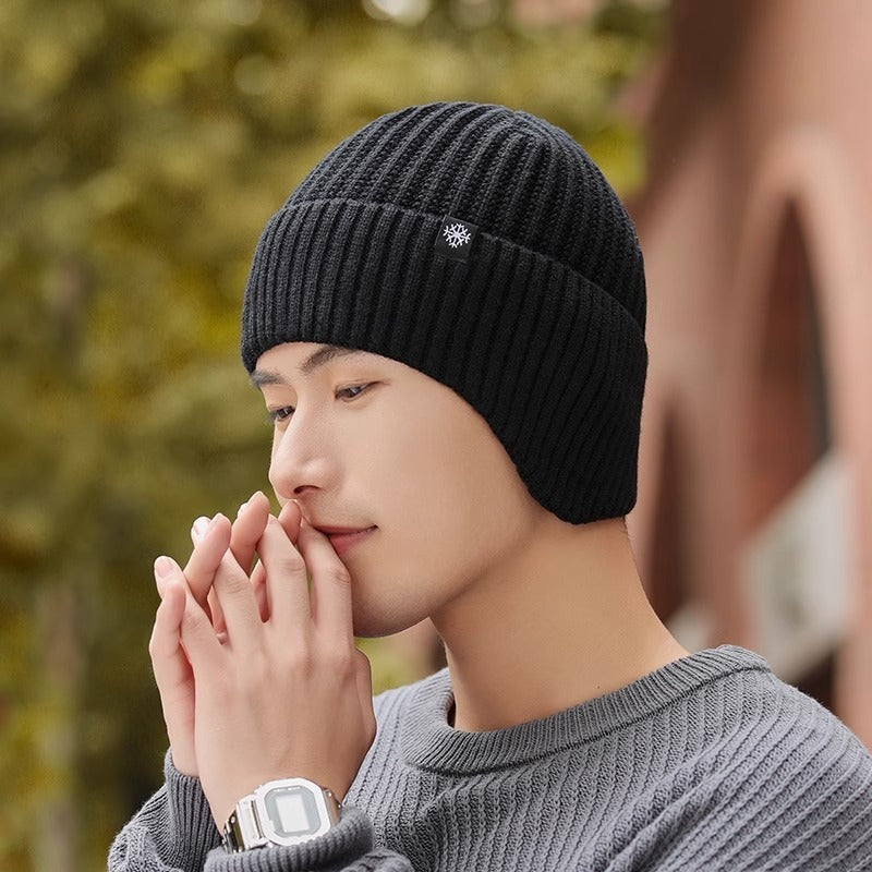 Beanie Tony para Invierno con orejeras | Negro