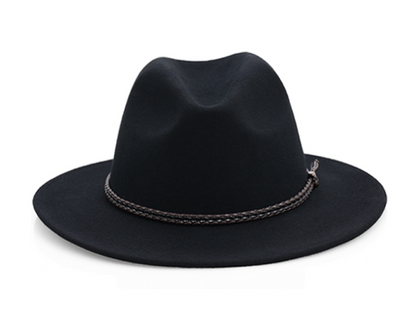 Sombrero Vaquero Unisex de Pana Negro - 59cm