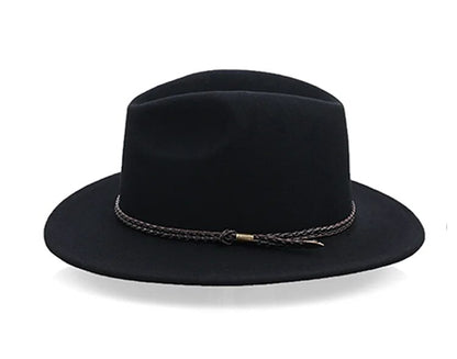 Sombrero Vaquero Unisex de Pana Negro - 59cm