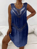 Cargar imagen en el visor de la galería, Vestido Salida de Playa Modelo Anne - Talla XL - Azul