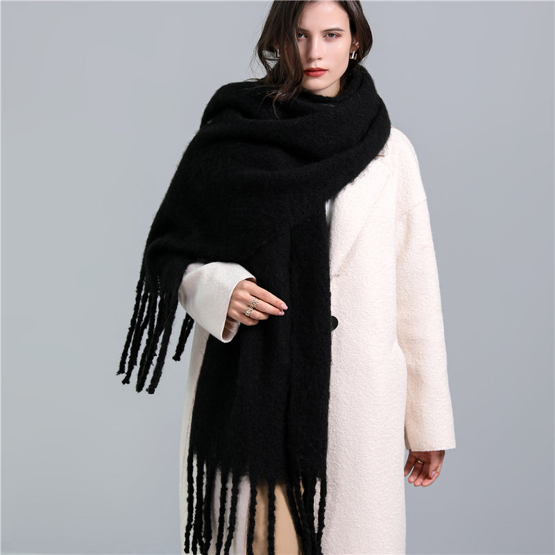 Maxi Bufanda Soft de Tejido ultra suave | Negro