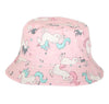 Cargar imagen en el visor de la galería, Sombrero bucket hat Modelo Unicornio para niñas