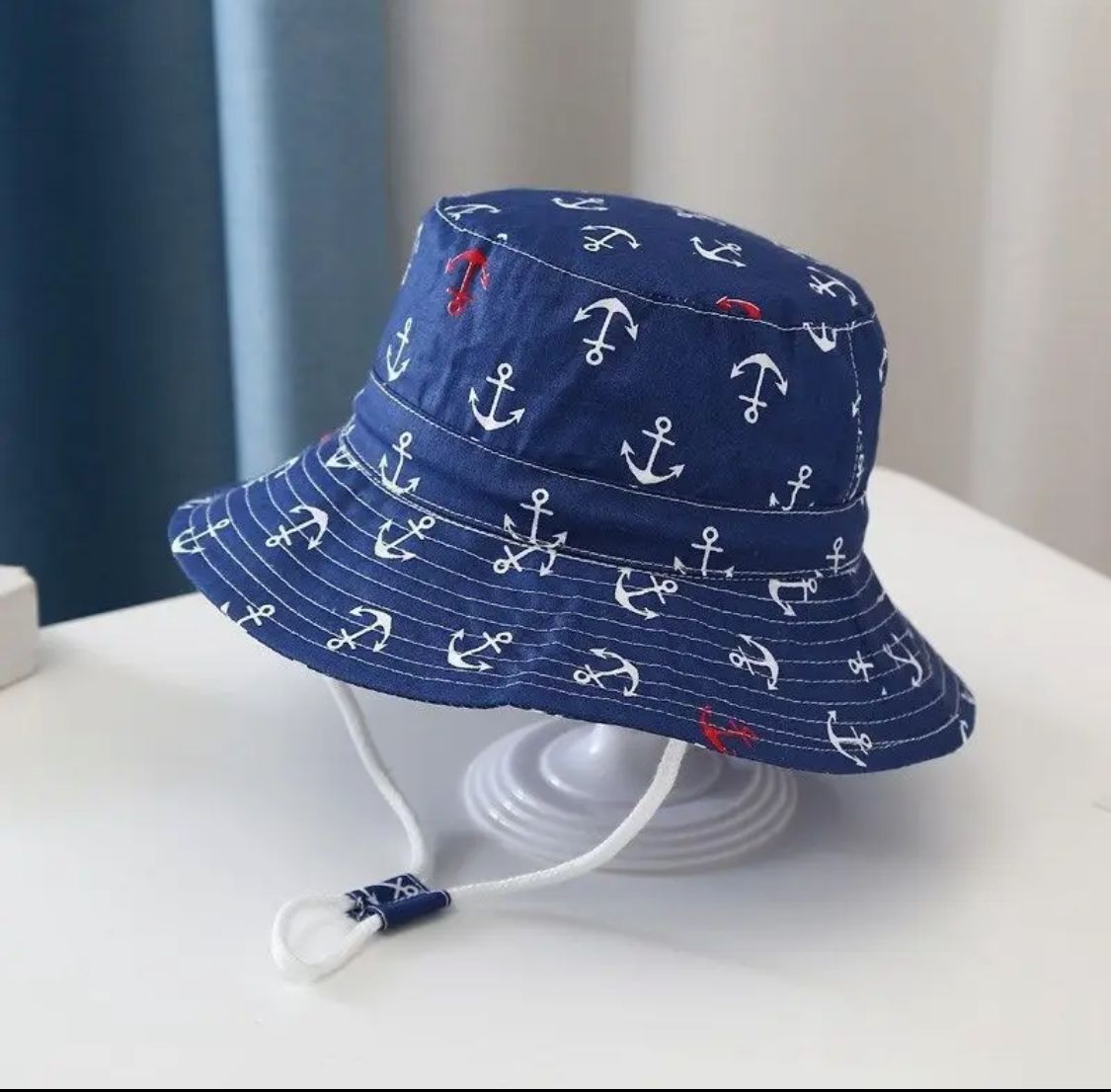Marinero azul - 52cm - Sombrero Bucket hat Gorro para niño
