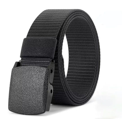 Cinturón Táctico Militar para Hombres - Negro