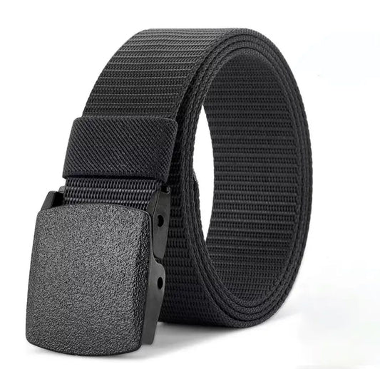 Cinturón Táctico Militar para Hombres - Negro
