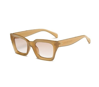 Gafas Lentes de Sol cuadradas Retro Hailey + Estuche